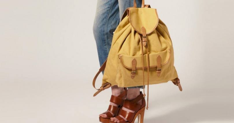 sac a dos toile parachute
