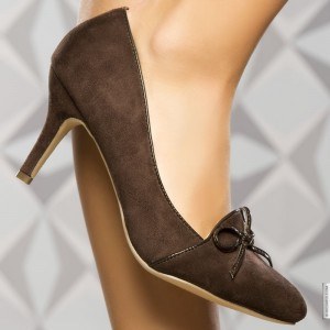 escarpin marron homme