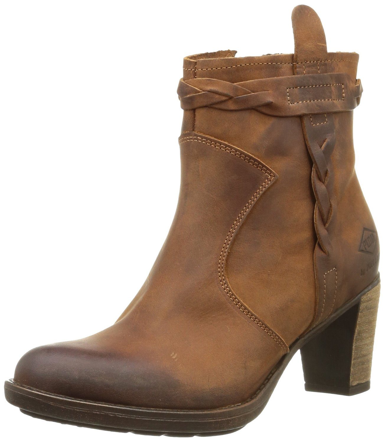 bottines camel femme cuir