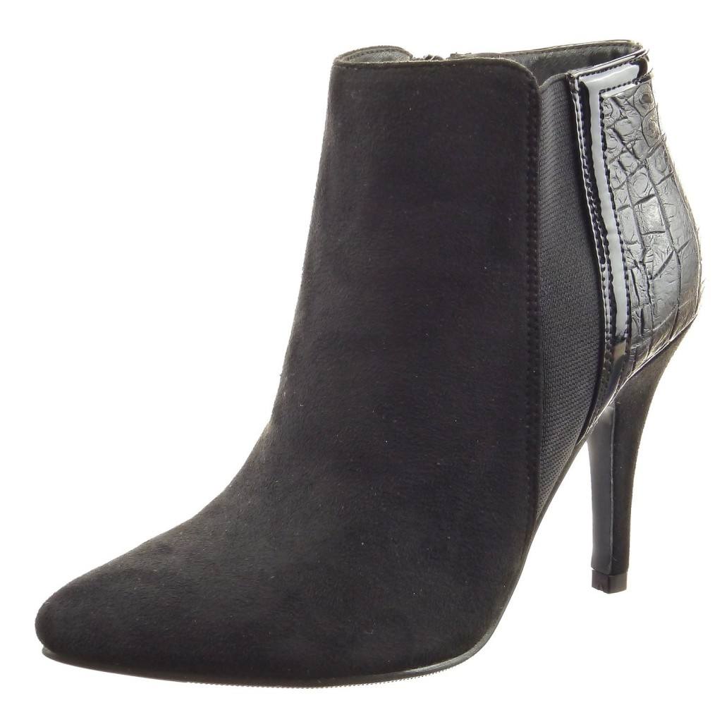 bottine talon aiguille bout rond