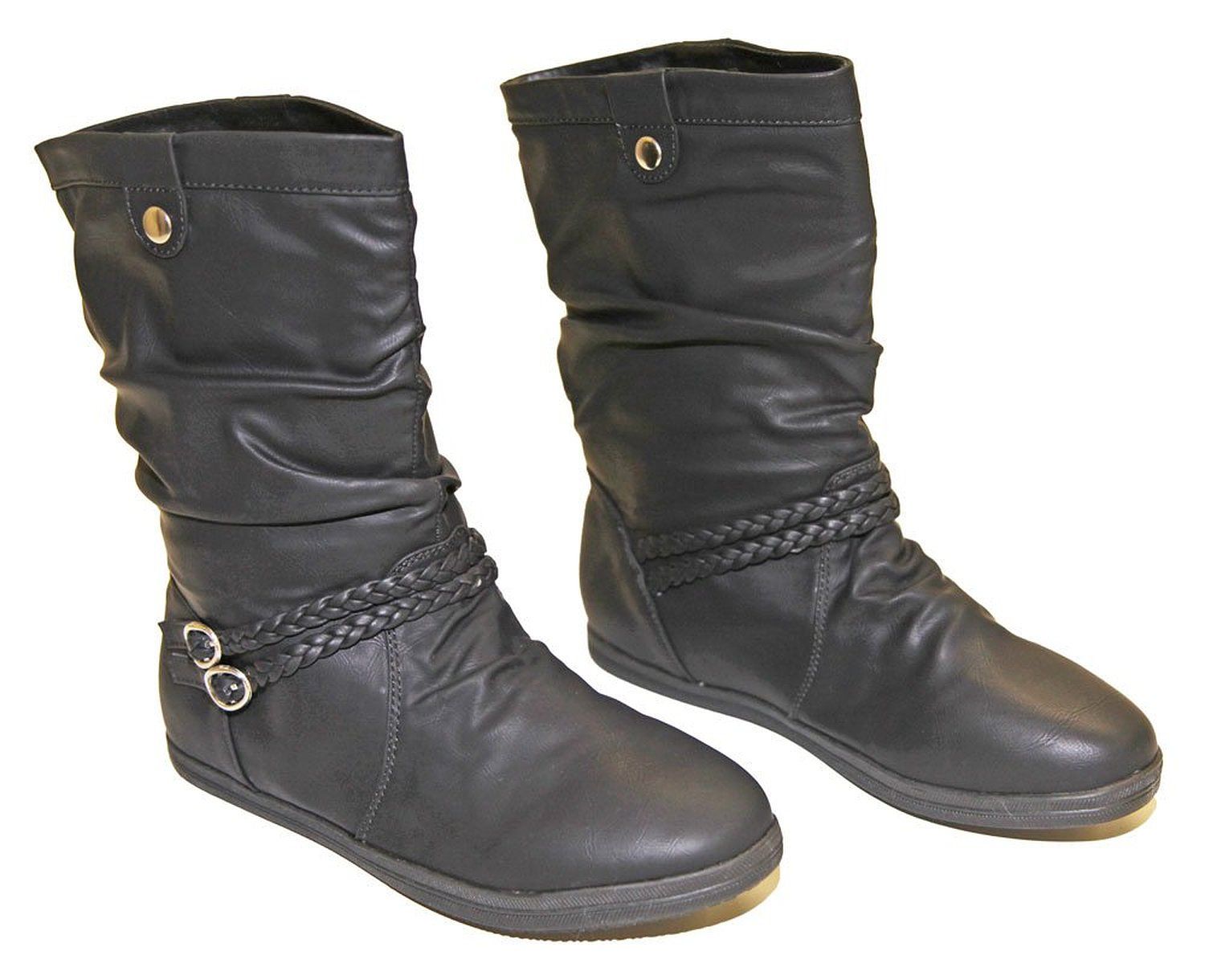 bottes hautes plates femme