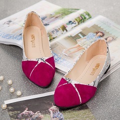 ballerines pointues couleur