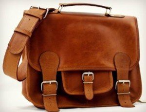 cartable cuir vintage