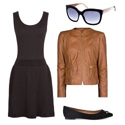 look ballerines cuir