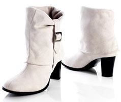 bottines-blanche