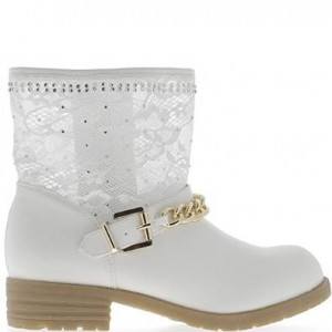 bottines blanches