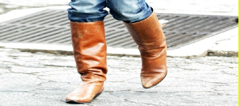 Les bottes marron hotsell